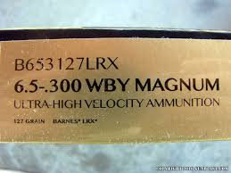 weatherby mark v accumark 6 5 300 weatherby magnum bolt