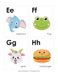 Teach your child the abcs with these printable alphabet flashcards that includes large abc flashcards, picture word cards, and handwriting cards. Fun Free Engaging Alphabet Flash Cards For Preschoolers Tulamama