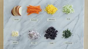 Culinary Cutting Terms With Images What S For Dinner