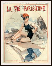 French Magazine Paris La Vie Parisienne Vintage Reproduction Art Print Vintage Art Art Deco Posters Magazine Art
