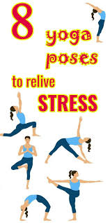 Relieve Your Daily Stress With These 8 Simple Yoga Poses Easy Yoga Yoga For Beginners Yoga Poses