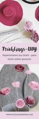 Fixe Fruhlingsbastelei Papierblumen Selber Machen Schones Leben Papierblumen Selber Machen Papierblumen Selber Basteln Fruhlingsbastelei