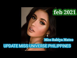 Người đẹp sẽ đại diện quốc gia này tham gia cuộc thi miss universe 2021 và là đối thủ của khánh vân đến từ việt nam. Miss Universe Philippines Update Feb 2021 Rabiya Mateo Youtube