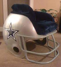 10 Innovative Ideas A Chair Helmet Esurancefantasytailgate Wrong Team But Great Idea Dallas Cowboys Bedroom Dallas Cowboys Dallas Cowboys Decor