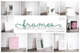 Nordic Frame Mockup Bundle Jpg Psd Styled Frame Mockup Frame Mockups Create Your Own Image