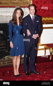 London England November 16 Prince William And Kate Middleton Pose For Photographs In The State Apartments Of St James Palace On November 16 2010 In London England After Much Speculation Clarence