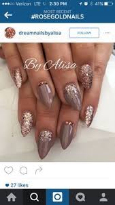 Slip on chains by michael kors and chanel to add a touch of style to your outfit. 17 Rose Gold Glitter Nails Ideas In 2021 Nails Gel Nails Nail Designs