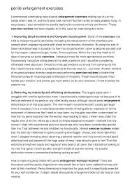 And, friend, we've got you covered. Penile Enlargement Exercises