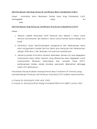 2.4.3 penilaian perubahan kerja dan akaun muktamad; Borang Siap Kerja