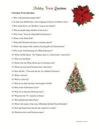 What are holiday scavenger hunts? Holiday Trivia Challenge Handouts For All Content Areas Holiday Facts Christmas Trivia Printable Christmas Games