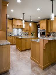 Kitchen floor tile ideas with brown cabinets. Pin By Alexis Gremillion On Kitchen Kitchen Design Kitchen Cabinets And Flooring Modern Oak Kitchen