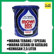 Bahannya memiliki formula perlindungan sinar uv yang berasal dari matahari. Cat Tembok Mowilex 2 5 Liter Warna Special Shopee Indonesia