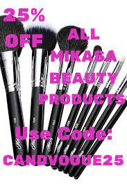 25 Discount On All Mikasa Beauty Products Affiliate Link For Mikasa Beauty Products Mikasa Makeu Lipstick Contouring Cosmetic Brush Set Makeup Brushes Guide