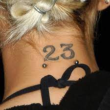 Dot tattoos are the most straightforward, most elegant, and natural beauty marks you can have on your skin. Asia Argento Number Neck Tattoo Steal Her Style
