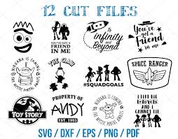 Toy Story Svg Toy Story 4 Svg Toy Story Birthday Svg Toy Story Svg Dxf Eps Png Pdf Toy Story Svg Bundl Disney Silhouettes Toy Story Cricut Projects Vinyl