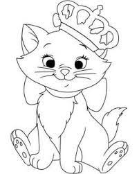 Desenho Da Gata Marie Com Coroa Para Pintar Disney Princess Coloring Pages Princess Coloring Pages Cat Coloring Page