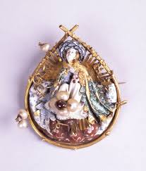 Agraffe Mit Grosser Dame Essen Domschatz Middeleeuwen