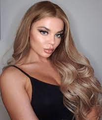 tokyo stylez eye candy 350g 2 body wave wig brown blonde hair honey blonde hair blonde hair color
