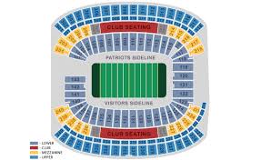 Gillette Stadium Seating Map From S1 3 Nicerthannew