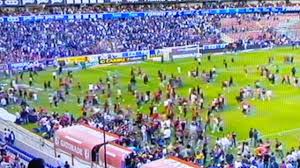 Por pelea en tribunas de la Corregidora suspenden el Querétaro vs Atlas -  Pásala