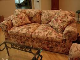 Overstuffed Couch And Two Matching Chairs With Tea Stained Floral Fabric Overstuffed Couch Couch Matching Chairs