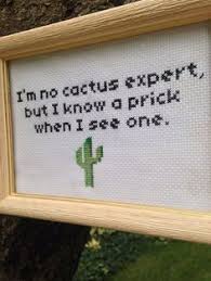 Pickle barrel designs a reel expert can tackle anything! model stitched two over two on 25 ct. 43 Cross Stitch Ideas Cross Stitch Stitch Cross Stitch Funny