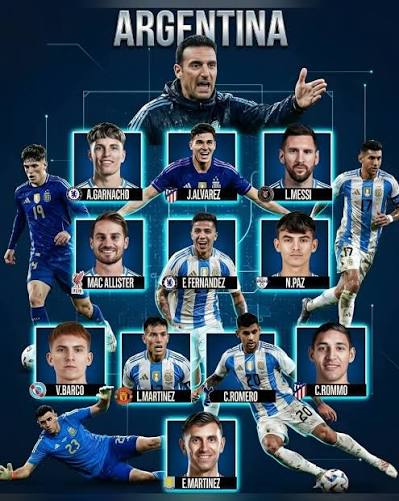 starting XI ARGENTINA di Piala Dunia 2026 🇦🇷 🫣