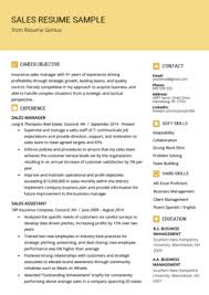 In this section, we will provide a general description of the main types of resumes, which type is most suitable for specific people and their. Sales Manager Resume Sample Writing Tips Resume Genius