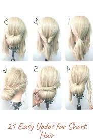 21 Easy Updos For Short Hair Simply Hairstyles Simple Prom Hair Easy Hairstyles