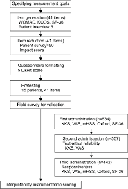 Flow Chart Of The Developmental Procedures Of The Kks Womac