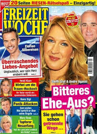 Freizeit Woche 5 2019 Steffi Graf Andre Agassi Ehe Aus Steffi Graf Andre Agassi Florian Silbereisen