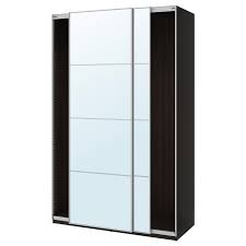 Here you can find your local ikea website and more about the ikea business idea. Pax Almari Pakaian Dgn Pintu Gelangsar Hitam Coklat Auli Kaca Cermin Ikea