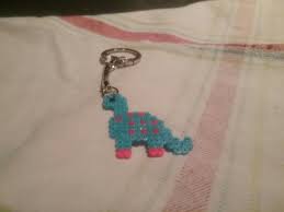 Porte Cle Dinosaure Mini Perles Hama Porte Cle Perle Perles Hama
