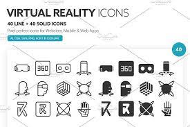 Virtual Reality Icons Virtual Reality Design Virtual Reality Icon