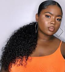 We've got calm some absolutely abundant options with how to's , and afflatus to try new takes on the epochal black ponytail hairstyles anybody knows actual well. 10 Easy Black Side Ponytail Hairstyles For 2020 Natural Girl Wigs
