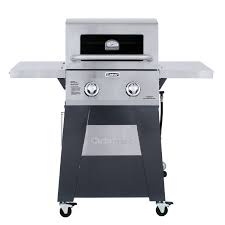 This is the grill you get when you realize outdoor cooking is no longer mere hobby for you, but is indeed a way of life. Cuisinart Two Burner Propane Gas Grill With Stainless Foldable Side Tables Walmart Com Walmart Com