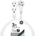 Amazon.com: GE 3-Outlet Flat Extension Cord 3 Ft Grounded ...