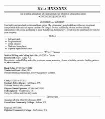 Medical Billing And Coding Specialist Resume Example Livecareer