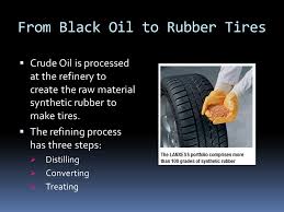Alibaba.com offers 5,518 petroleum process products. From Black Oil To Rubber Tires Crude Oil Is Processed At The Refinery To Create The Raw Material Synthetic Rubber To Make Tires The Refining Process Ppt Download