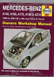 Haynes Sealed Mercedes Benz A140 A160 A170 A210 Service And Repair Manual W168