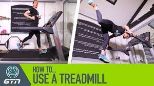 Get on the treadmill, but don't stand right on the belt. How To Use A Treadmill Correctly Gtn S Guide For Beginners Youtube