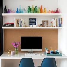 Check spelling or type a new query. Floating Shelves Above Desk Design Ideas