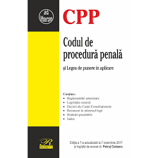 Studiu de compatibilitate / codului de procedură penală. Codul De Procedura Penala Petrut Ciobanu Emag Ro