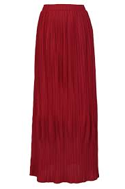 Updated for a new season! Ekmani Pleated A Line Skirt Maroon Poplook Com