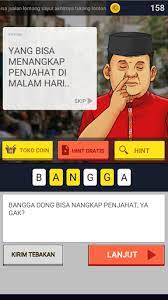 Sebagai contoh, pertanyaan sembilan kotak, huruf keempat a: Tts Lontong Apk