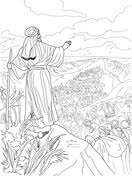 Manna from heaven coloring page. Pillar Of Fire And Cloud Coloring Page Free Coloring Library