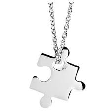 I create and sell handmade jewelry. West Coast Jewelry Stainless Steel Jigsaw Puzzle Piece Pendant Necklace Target