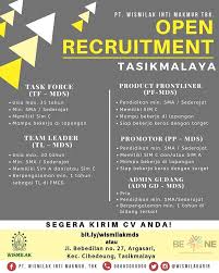 Lowongan kerja hari ini 15 februari 2021. Lowongan Kerja Loker Sma Smk Tasikmalaya Mei 2019