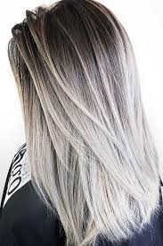 70 Sassy Looks With Ash Brown Hair Lovehairstyles Com Silver Hair Color Silver Ombre Hair Ombre Hair Blonde