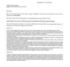 Résiliation du contrat de bail de location pour le logement sis adresse du logement. Renouvellement Bail Location Resolu Forum Habitation Droit Finances